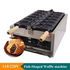 와플 메이커 샌드위치 기계 아침식사 타이야키 물고기 전기 상업용 모양, 220V