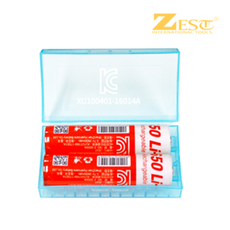 제스트 충전식 리튬이온 배터리 2입 18650 Z-3000A 케이스포함 과부하방지, 1개
