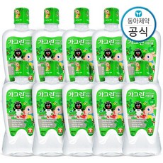 가그린 어린이 가글 사과 380ml 10개 구강청결제, 단일상품, 단일상품