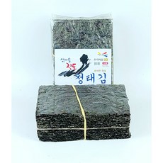 굽지않고 바로먹는 화입 청태김 (파래함량70%) 섬마을진도 바삭한 화입청태김 100매, 1개, 280g