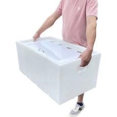 수산물 생선탱크 사각 벌크통 드럼 활어 시장, 핸들포함-180L대형클램쉘오프로드차량스타일, 1개