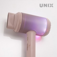 아트박스/유닉스전자 유닉스 오브제 LED 헤어 드라이기 UN-A1919, 핑크