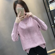 와이드 루즈핏 풀오버 두꺼운 스웨터 여성 겨울 가을 옷 학원 무드 박시니트원