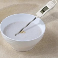 탐침 온도계 고기심부온도계 액체류온도확인 스텐침튀김온도계 가정용튀김온도계, 1개