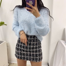 [핏대박 촉감굿] 여리여리 마카롱 부클 니트