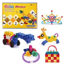 CREVEL TOY 300pcs Creative Thinking Emotional Educational Toy Building Toy Building Blocks Easy to, One Color