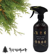 편백수 피톤치드 스프레이 오일담은 천연탈취제 목향 깊은숨 500ml, 2개