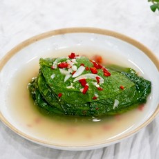 여름 제철 풋콩잎반찬 풋콩잎물김치