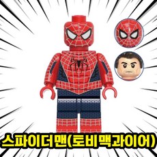 미피공방 마블 미니피규어 어벤져스 호환블록 브릭, 0.SU0606. 스파이더맨(토비맥과이어), 1개