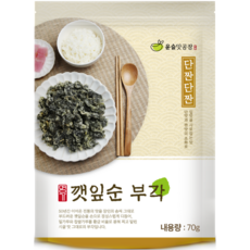 깻잎 부각 - 명가 깻잎순 부각 70g - 단짠단짠 맛, 1개