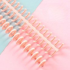 레인보우 똑딱 2세대 루즈링 20개, 핑크