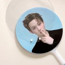 키키더꾸 아이돌 콘서트 이미지 피켓 커버 우치와 보호 케이스 대왕부채 꾸미기 왕부채 투명 pvc