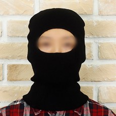 복면모자 겨울 검정 털모자 비니 도둑 안면 마스크