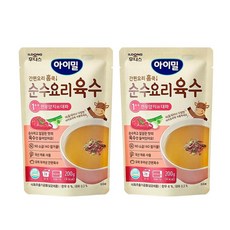 아이밀 홈쿡 순수요리 육수 200g, 한우양지와대파, 2개