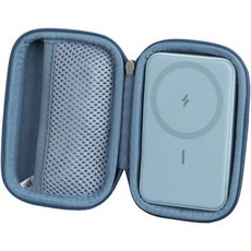 Anker 622 / 621 마그네틱 배터리(MagGo)용 헤르미셸 하드 트래블 케이스 5000mAh 접이식 무선 휴대용 충전기(퍼플) Hermitshell, BlueHermitshell Hermitshell, BlueHermitshell Hermitshell