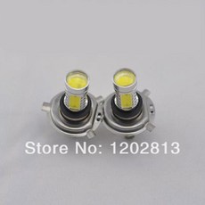 호환 H4 자동차 헤드라이트 화이트 LED 전구 7.5W 안개 운전 전구 8-24V 저항 오류 없음 2 개, 2개