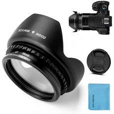 [독일] 캐논 파워샷 SX70 HS SX30 IS/SX40 HS/SX50 HS 디지털 카메라 교체 캐논 FA-DC67A 필터 어댑터 +, 단일옵션