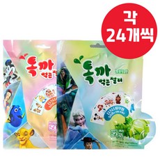 톡까먹는젤리 복숭아맛+청포도맛, 48개, 48g