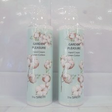 더샘 가든 플레져 핸드 크림 린넨 코튼1+1 2개, 1개, 250ml