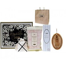 SABON 사본 핸드 크림 비누 조각 스 S 와이뿌스 리프레싱 선물 세트 쇼핑 가방 부착 (3 아이템 선물 세트), 단일상품