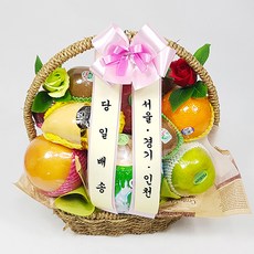 과일바구니 배달 출산 병문안 집들이 생일 승진 축하 서울 배송, 2호, 1개