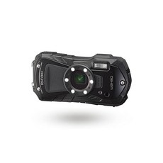 RICOHWG80 BLACK 리코 본격 방수 디지털 카메라 14m방수 연속 2시간 1.6m 내충격 방진 10℃ 내한 아웃도어에서하는 터프니스 바디 CALS 모드 탑재로 현장 기록, 1개, 상세페이지 참조