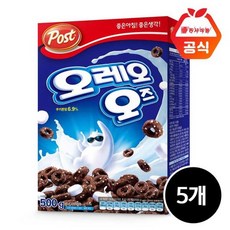 포스트 오레오 오즈 시리얼, 500g, 5개