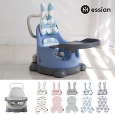 아기의자 P-Edition+쿨 인견2종(베개+라이너) 유아 이유식의자, 에곤뉴트럴/메탈그레이:클라우드