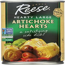 Reese Large Artichoke Hearts 14-Ounces (Pack of 12) 리즈 라지 아티초크 하트 14온스(12팩), 396g, 12개