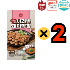 [본사직영]대구 서라벌푸드 돼지 초벌 막창 막장소스포함, 2개, 420g