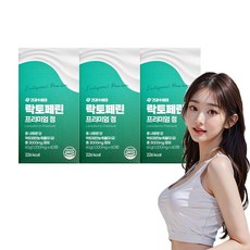 락토페린 프리미엄 정 3000mg / 장용성 락토페린 다이어트 300, 3개, 60정