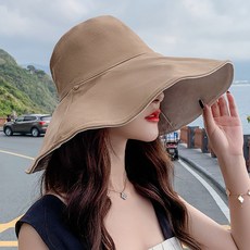 어부 모자 여자 여름 자외선 차단 햇볕 차단 모자 챙 얼굴 가리다 이른 봄 대연 자외선 차단 햇볕 모자