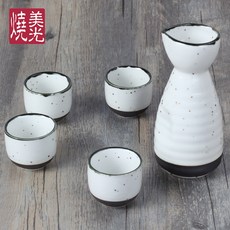 청주주전자 주기 기프트 화이트 요리 레스토랑 술병, 5건
