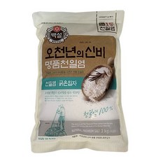 백설 오천년의 신비 명품천일염, 3kg, 1개