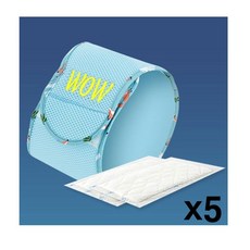 와우 숨쉬는(매쉬) 매너벨트 X5 애견 일자기저귀 외출 sos*701ka, 5개, 본상품선택