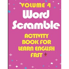 Activity Book For Learn English Fast -Word Scramble -Volume 4: word scramble books for adults large ... Paperback, Independently Published