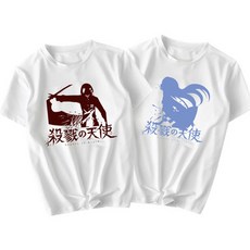 TaoBao 살육의 천사 레이_잭 반팔 티셔츠 2종택1