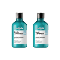 [비듬두피용] 로레알 프로페셔널 스칼프 어드밴스드 안티 댄드러프 샴푸 300ml+300ml, 2개, 300ml