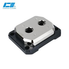 IceManCooler 풀 니켈 도금 CPU 워터 블록 인텔 13900k 12 13 14 세대 프로세서용 다이렉트 코어 Delid, Bright Silver, 0.3MM Micro Channel, 1개