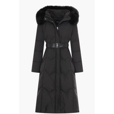 [백화점판] 케네스레이디 여성 후드 퍼 구스 롱 벨티드 다운 EDHCOK0100 자켓 점퍼