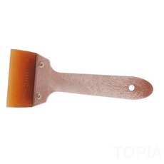 5킨스 고무 헤라 우레탄 밤색 껌제거기 공구헤라 에폭시빠데, 1개