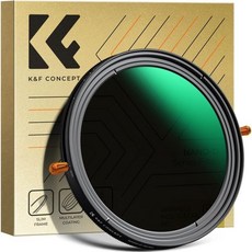 픽픽 KF 컨셉 77mm 가변 페이더 ND232 ND필터 및 CPL 원형 편광렌즈 필터 in 1 카메라 렌즈 방수 중성 밀도 편광자 필터나노D 시리즈 436464, 58mm, 1개