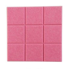 펠트 보드 벽 스티커 메시지 사진 작품 배경 코르크 게시판 디스플레이 방 홈 장식 30x30cm, 07 MR, 1개