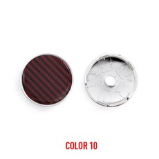 자동차 휠 센터 허브 캡 로고 없음 알루미늄 엠블럼 라벨 포함 스타일링 액세서리 60mm 4PCs/로트 10 가지 색상, [10] COLOR 10