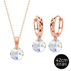 여성14k목걸이귀걸이세트