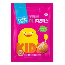 푸디버디 냉동식품 부드러운 미니치킨까스 480g, 5개
