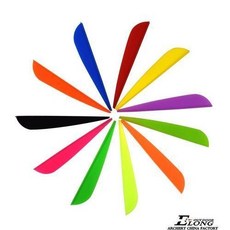 정글맥스 라인 화살깃(2.5인치)10개 1세트, 오렌지