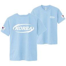 기능성 반팔티 쿨론 코리아 아미 티셔츠 써클 KOREA 백프린팅 그래픽 티셔츠 남성 반팔