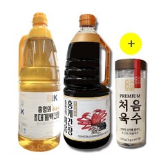홍영의 붉은대게 백간장1.5L 홍게간장 프리미엄 골드(1.5L) 처음육수(120g/40정) 1개