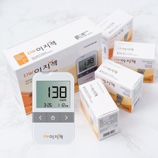 이지첵 혈당측정기+시험지200매+채혈침210매+알콜솜100매, 1개, 1set